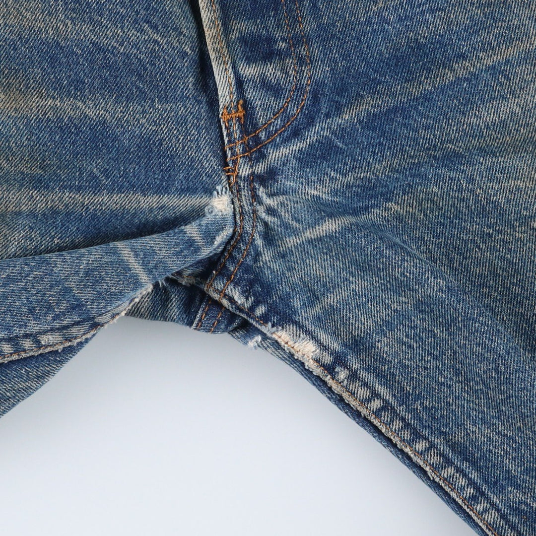 1980'S Levi's 501 Straight Denim Pants, Men's Size W31 (approx.) unclear blue type Vintage Second Hand