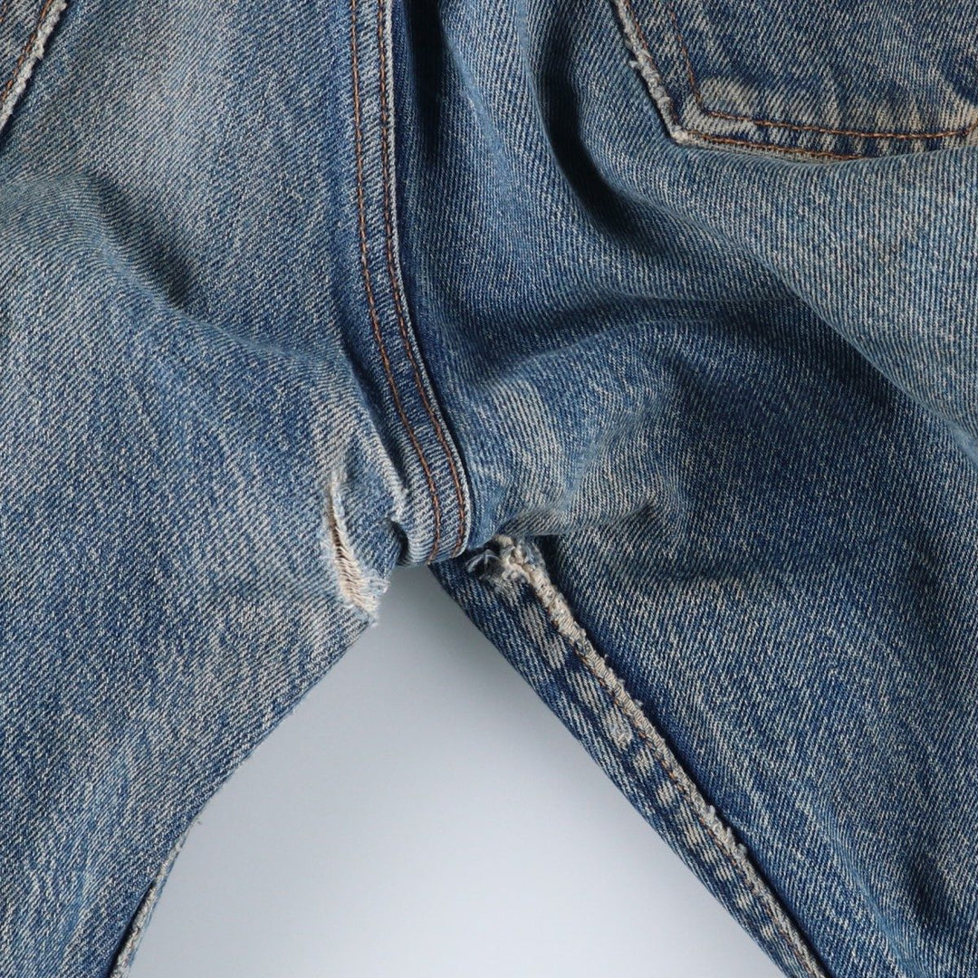 1980'S Levi's 501 Straight Denim Pants, Men's Size W31 (approx.) unclear blue type Vintage Second Hand