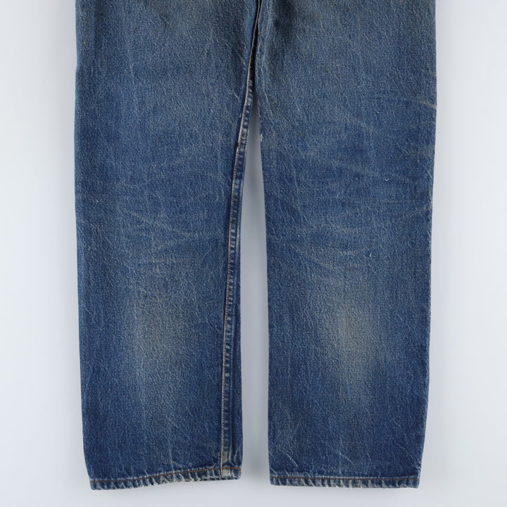 1980'S Levi's 501 Straight Denim Pants, Men's Size W31 (approx.) unclear blue type Vintage Second Hand
