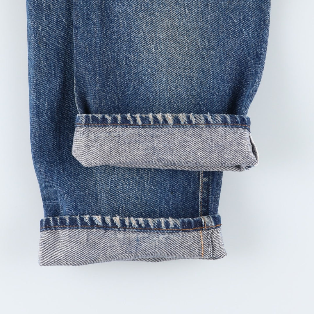 1980'S Levi's 501 Straight Denim Pants, Men's Size W31 (approx.) unclear blue type Vintage Second Hand