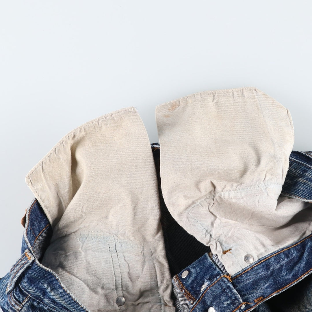 1980'S Levi's 501 Straight Denim Pants, Men's Size W31 (approx.) unclear blue type Vintage Second Hand
