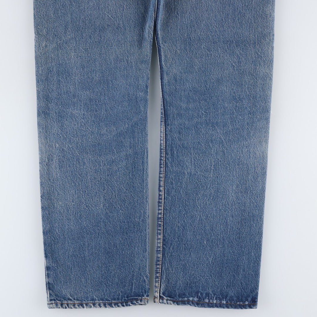 1980'S Levi's 501-0115 Straight Denim Pants, Men's Size W32 (approx.) unclear blue type Vintage Second Hand