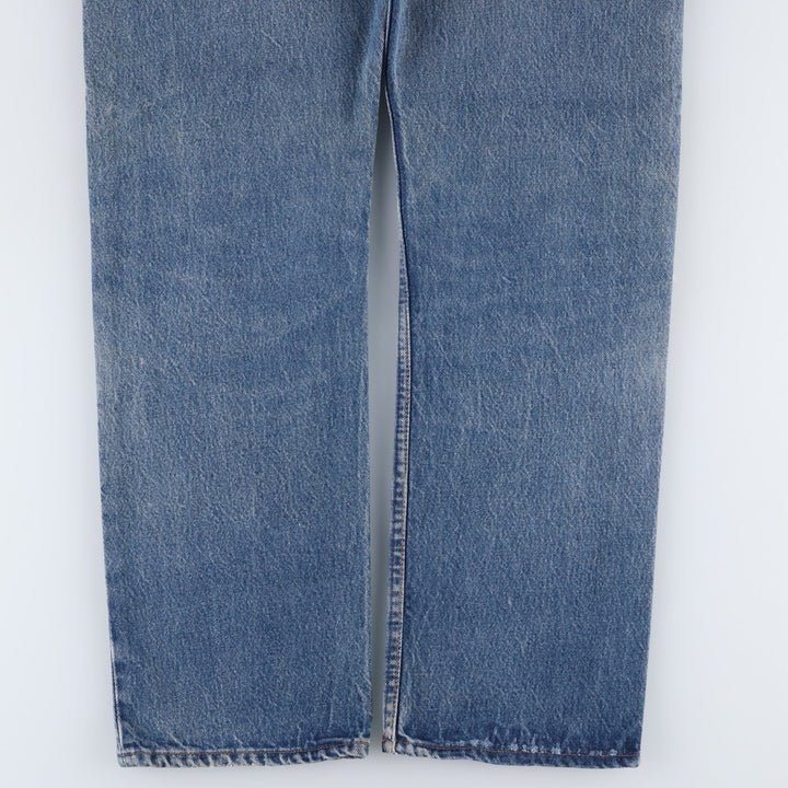 1980'S Levi's 501-0115 Straight Denim Pants, Men's Size W32 (approx.) unclear blue type Vintage Second Hand