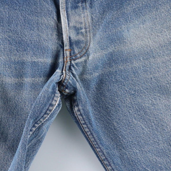 1980'S Levi's 501-0115 Straight Denim Pants, Men's Size W32 (approx.) unclear blue type Vintage Second Hand