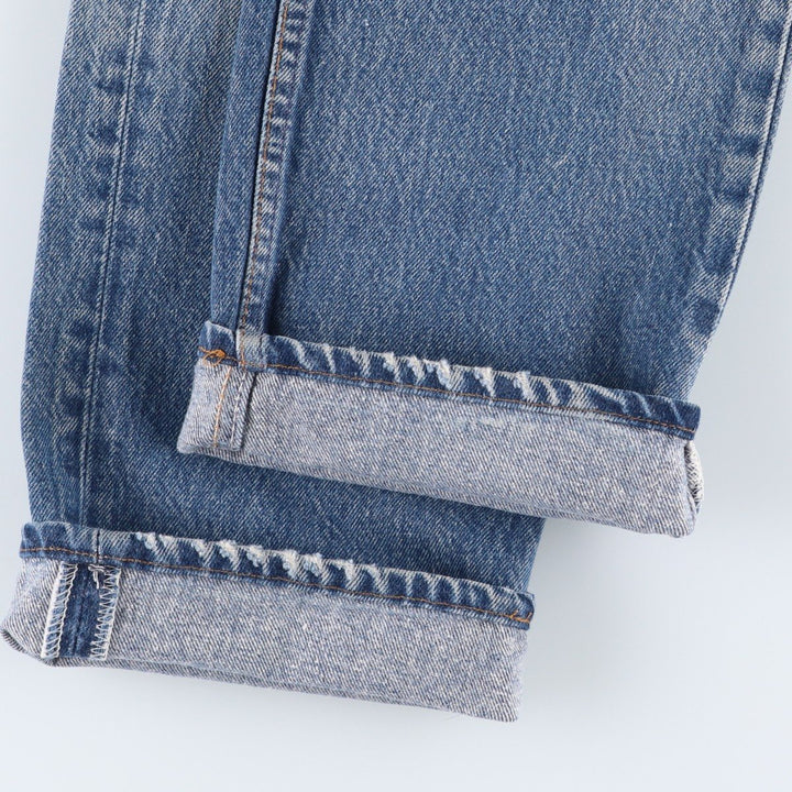 1980'S Levi's 501-0115 Straight Denim Pants, Men's Size W32 (approx.) unclear blue type Vintage Second Hand