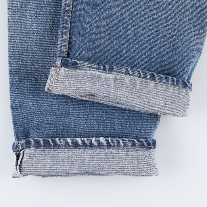 1980'S Levi's 501-0115 Straight Denim Pants, Men's Size W32 (approx.) unclear blue type Vintage Second Hand