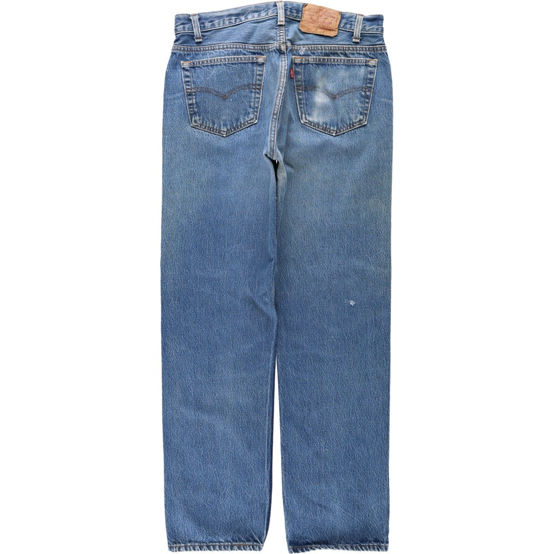 90'S Levi's 501-0115 Straight Denim Pants Made in USA Men's W33 Vintage cotton blue type Vintage Second Hand