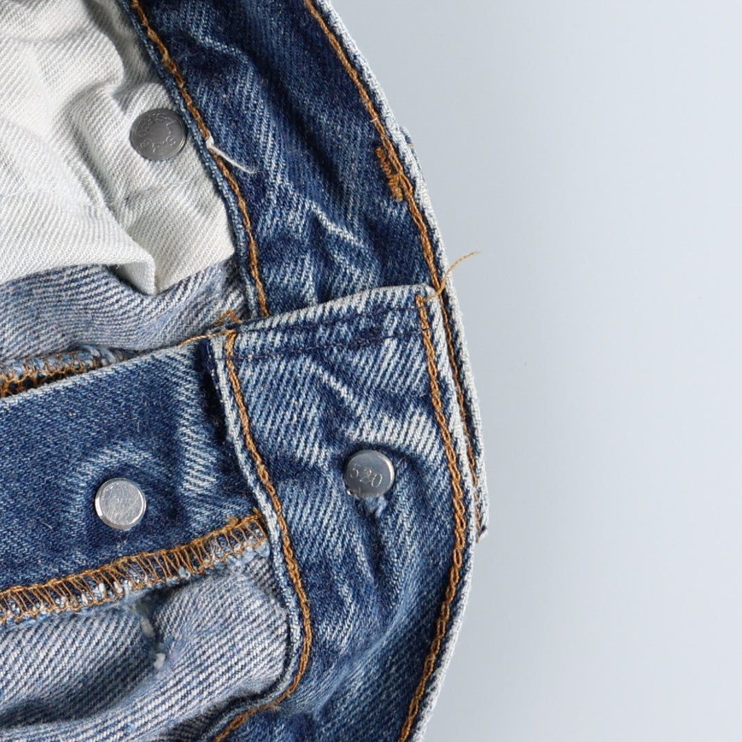 90'S Levi's 501-0115 Straight Denim Pants Made in USA Men's W33 Vintage cotton blue type Vintage Second Hand