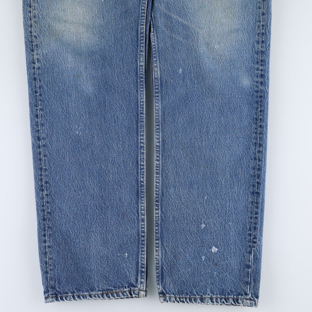 90'S Levi's 501-0115 Straight Denim Pants Made in USA Men's W33 Vintage cotton blue type Vintage Second Hand