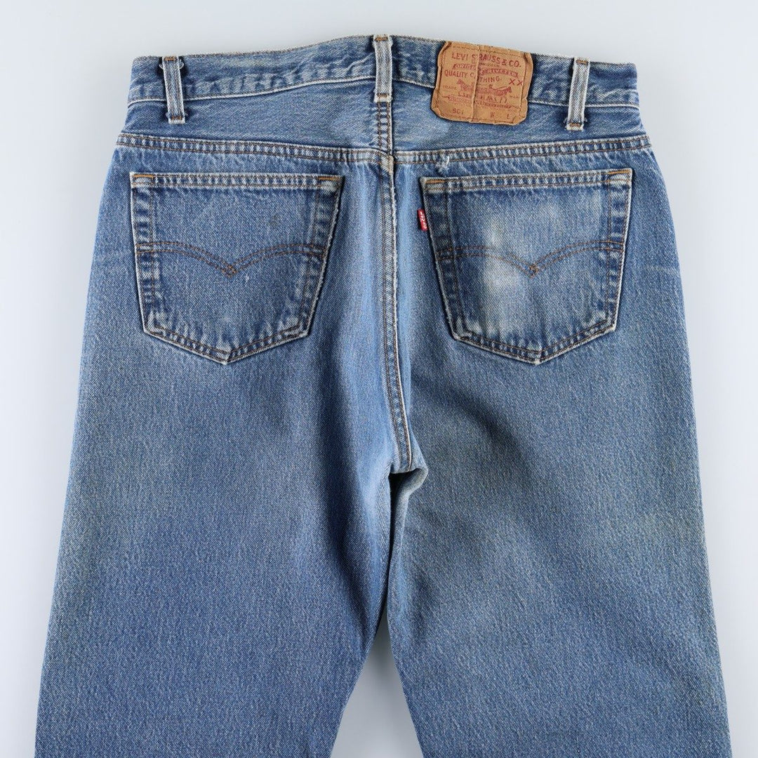 90'S Levi's 501-0115 Straight Denim Pants Made in USA Men's W33 Vintage cotton blue type Vintage Second Hand