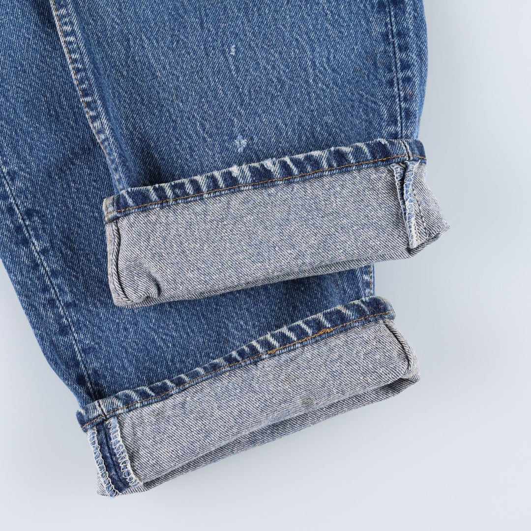 90'S Levi's 501-0115 Straight Denim Pants Made in USA Men's W33 Vintage cotton blue type Vintage Second Hand