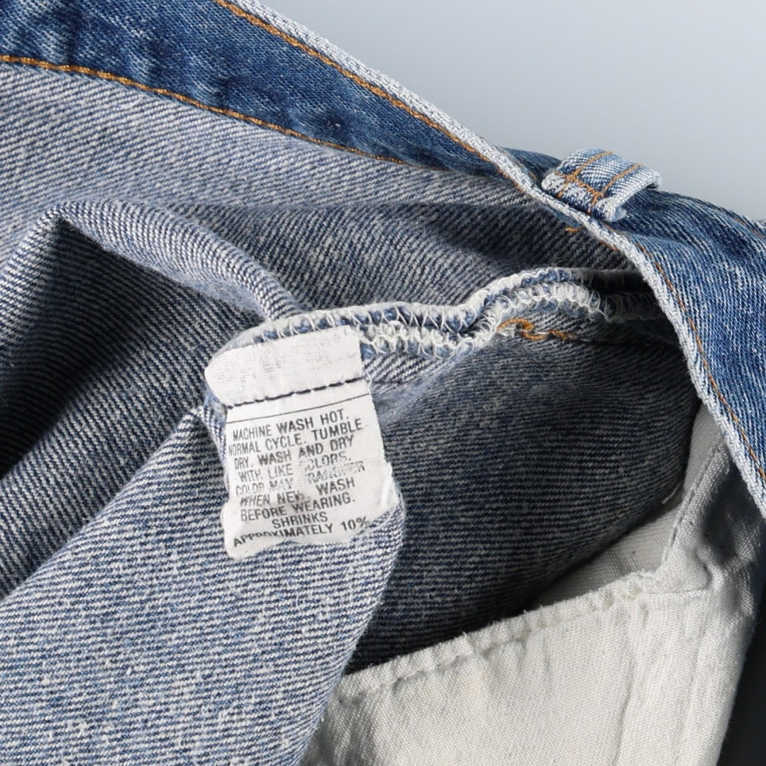 1980'S Levi's 501-0000 Straight Denim Pants, Men's W35 (approx.) unclear blue type Vintage Second Hand