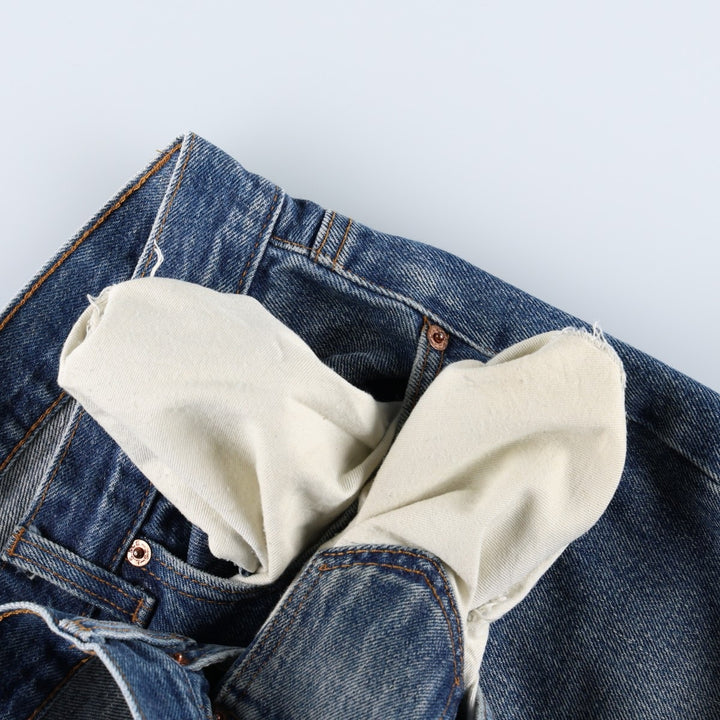 1980'S Levi's 501-0000 Straight Denim Pants, Men's W35 (approx.) unclear blue type Vintage Second Hand
