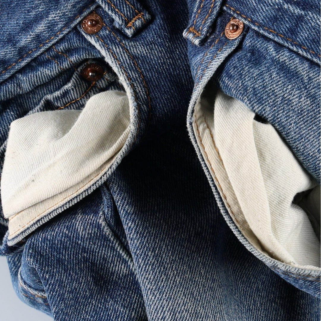 1980'S Levi's 501-0000 Straight Denim Pants, Men's W35 (approx.) unclear blue type Vintage Second Hand