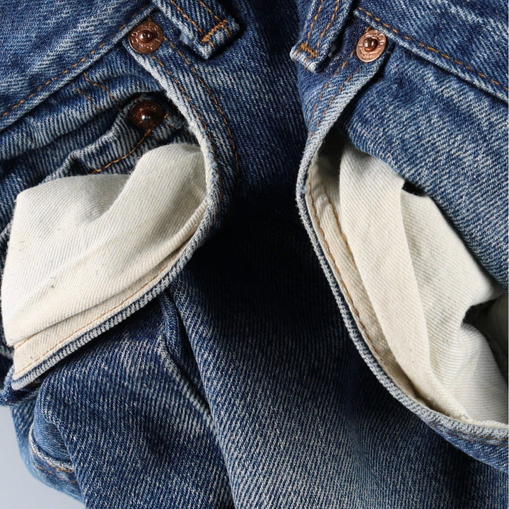 1980'S Levi's 501-0000 Straight Denim Pants, Men's W35 (approx.) unclear blue type Vintage Second Hand