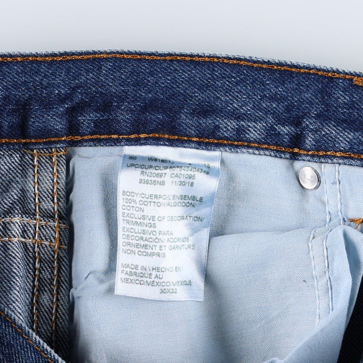 Dickies tapered denim pants for men, equivalent to W31 cotton blue type Vintage Second Hand
