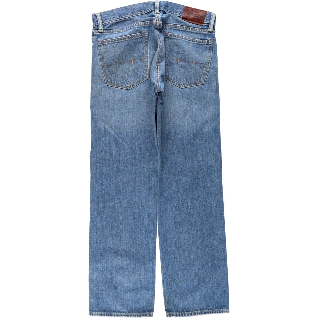 Ralph Lauren POLO RALPH LAUREN straight denim pants for men, W33 equivalent cotton blue type Vintage Second Hand