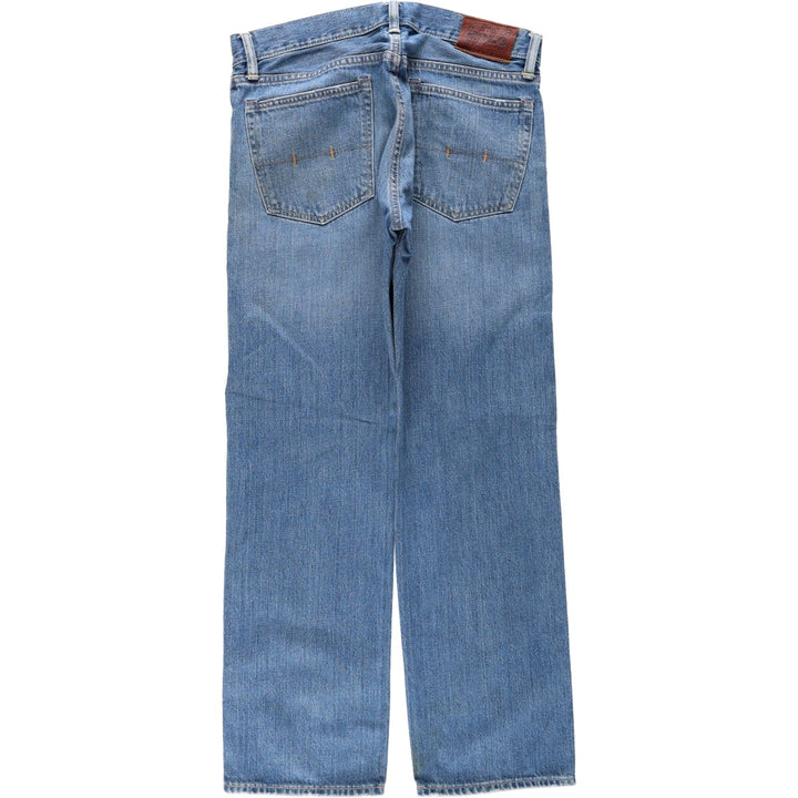 Ralph Lauren POLO RALPH LAUREN straight denim pants for men, W33 equivalent cotton blue type Vintage Second Hand
