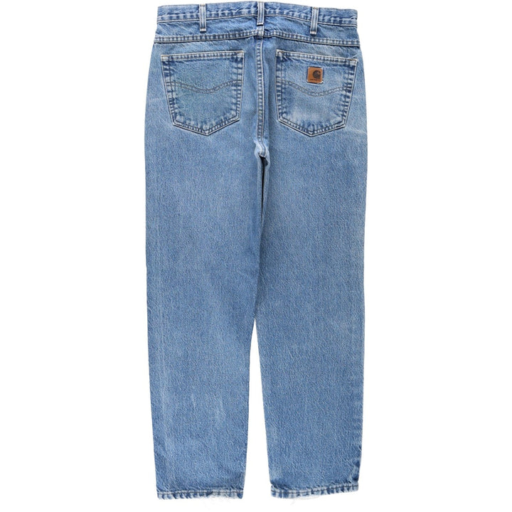 Carhartt Traditional FIT Tapered Denim Pants Men's w35 equivalent cotton blue type Vintage Second Hand