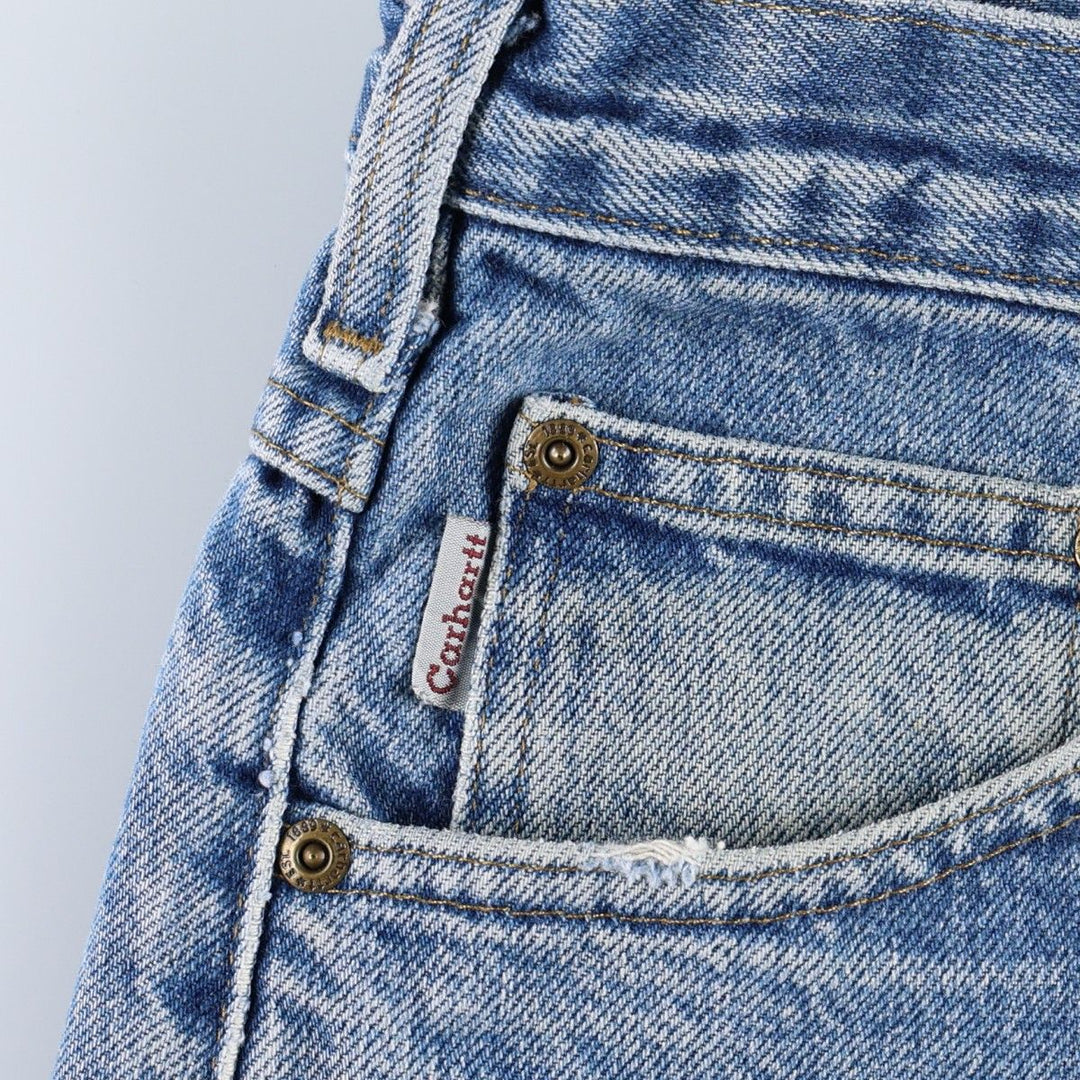 Carhartt Traditional FIT Tapered Denim Pants Men's w35 equivalent cotton blue type Vintage Second Hand