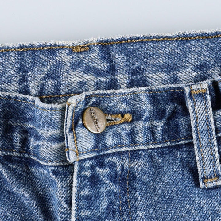 Carhartt Traditional FIT Tapered Denim Pants Men's w35 equivalent cotton blue type Vintage Second Hand