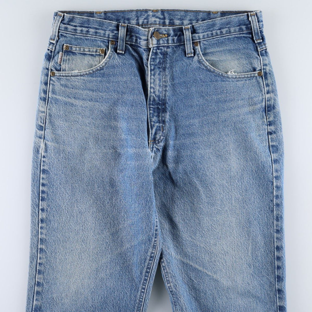 Carhartt Traditional FIT Tapered Denim Pants Men's w35 equivalent cotton blue type Vintage Second Hand