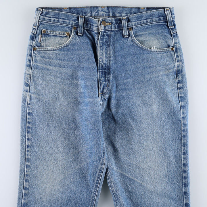 Carhartt Traditional FIT Tapered Denim Pants Men's w35 equivalent cotton blue type Vintage Second Hand