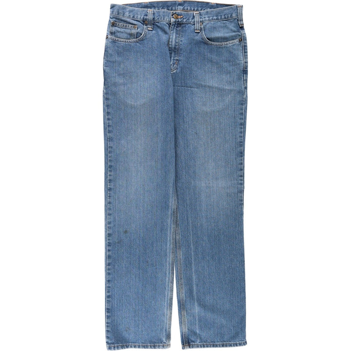 Carhartt Relaxed Fit Straight Denim Pants, Men's, Size 35 cotton blue type Vintage Second Hand