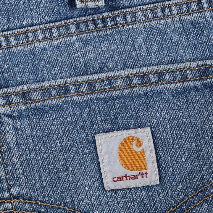 Carhartt Relaxed Fit Straight Denim Pants, Men's, Size 35 cotton blue type Vintage Second Hand