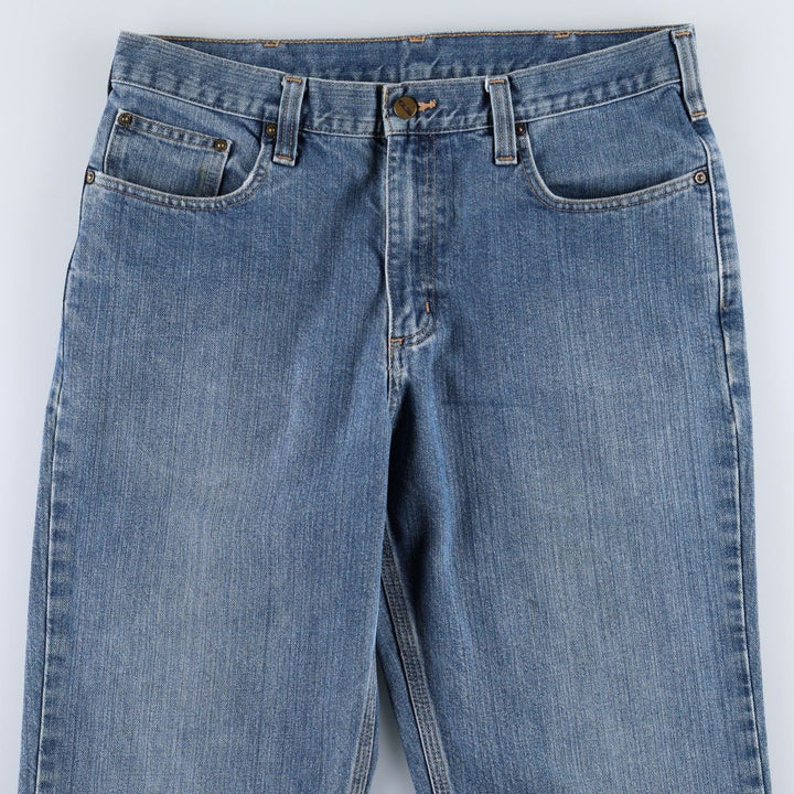 Carhartt Relaxed Fit Straight Denim Pants, Men's, Size 35 cotton blue type Vintage Second Hand