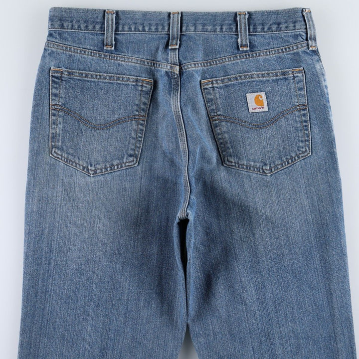 Carhartt Relaxed Fit Straight Denim Pants, Men's, Size 35 cotton blue type Vintage Second Hand