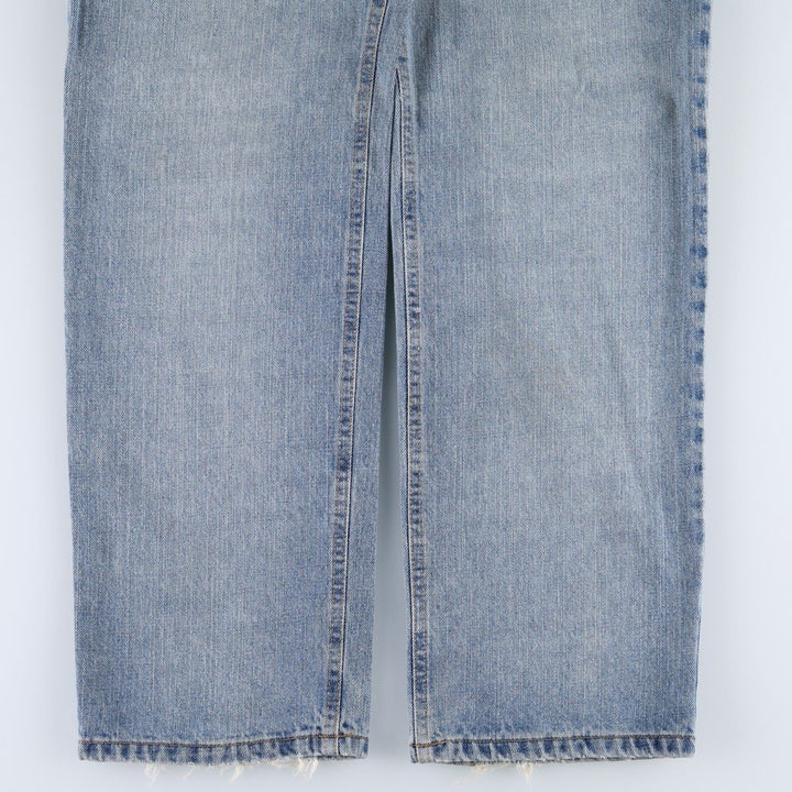 Ralph Lauren POLO JEANS COMPANY straight denim pants for men, W34 equivalent cotton Blue type light blue Vintage Second Hand