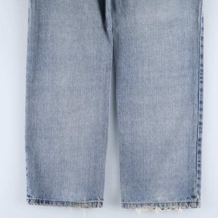 Ralph Lauren POLO JEANS COMPANY straight denim pants for men, W34 equivalent cotton Blue type light blue Vintage Second Hand