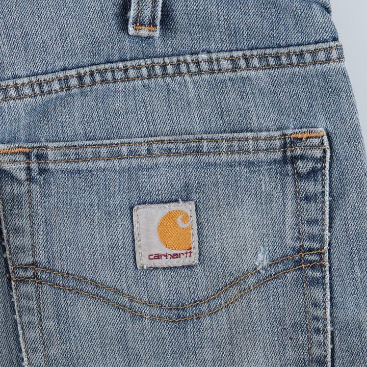 Carhartt Straight Traditional Fit Straight Denim Pants, Men's W33 (approx.) cotton blue type Vintage Second Hand