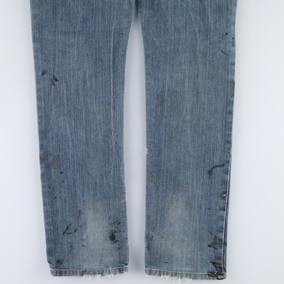Carhartt Straight Traditional Fit Straight Denim Pants, Men's W33 (approx.) cotton blue type Vintage Second Hand