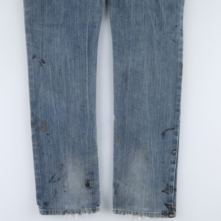 Carhartt Straight Traditional Fit Straight Denim Pants, Men's W33 (approx.) cotton blue type Vintage Second Hand