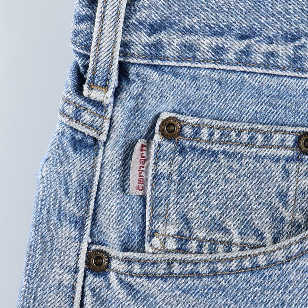 Carhartt Straight Traditional Fit Tapered Denim Pants, Men's Size W34 (approx.) cotton blue type Vintage Second Hand