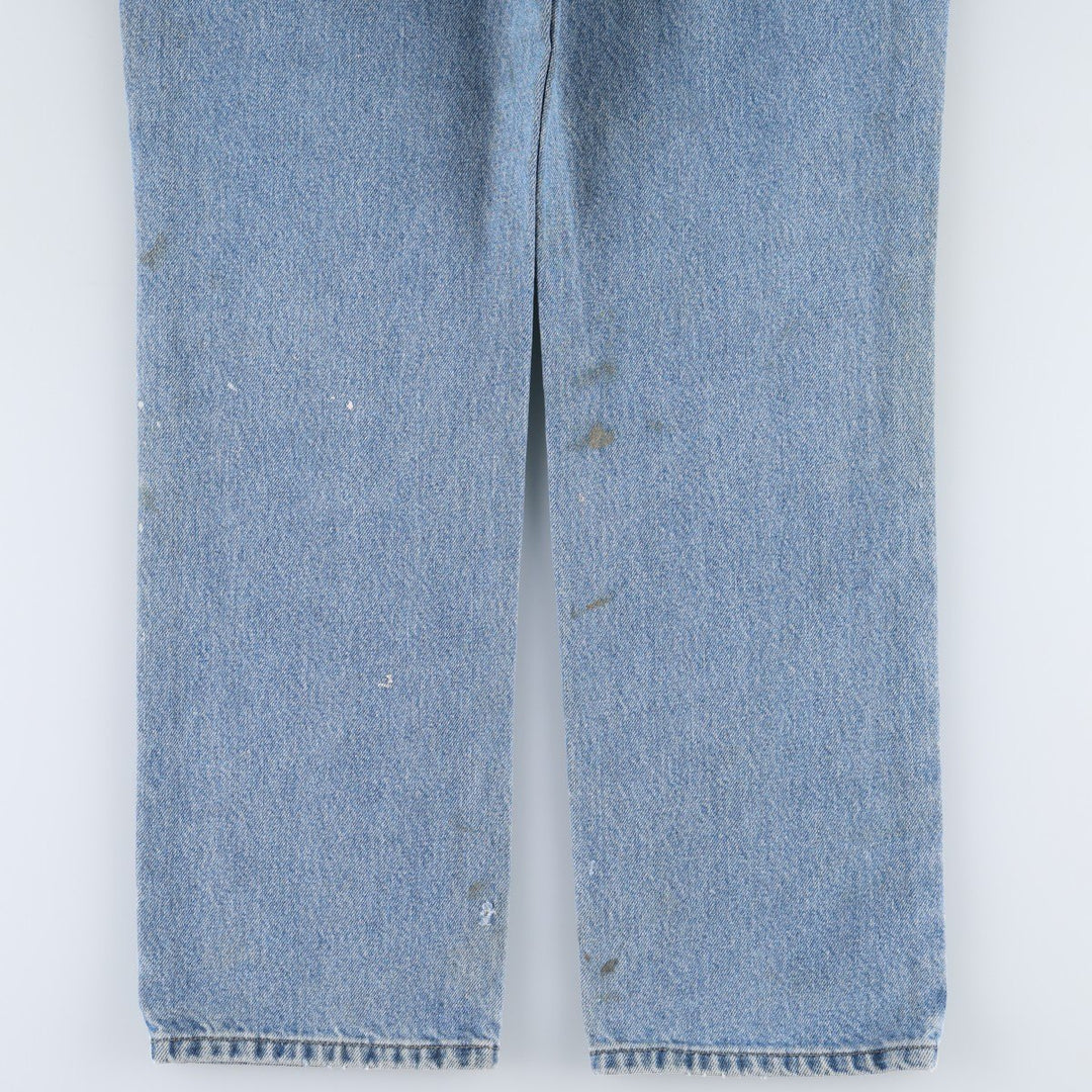 Carhartt Straight Traditional Fit Tapered Denim Pants, Men's Size W34 (approx.) cotton blue type Vintage Second Hand