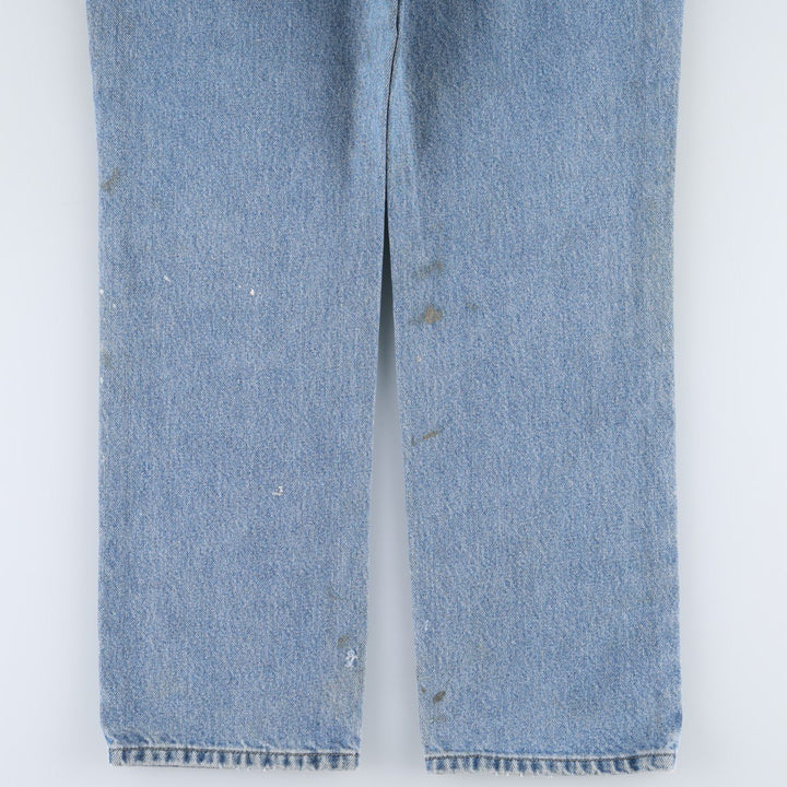 Carhartt Straight Traditional Fit Tapered Denim Pants, Men's Size W34 (approx.) cotton blue type Vintage Second Hand