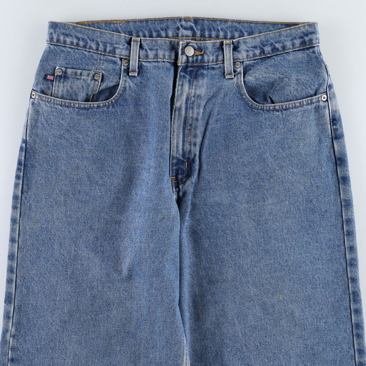 Ralph Lauren POLO JEANS COMPANY Straight Denim Pants, Men's W35 (approx.) cotton Blue type light blue Vintage Second Hand