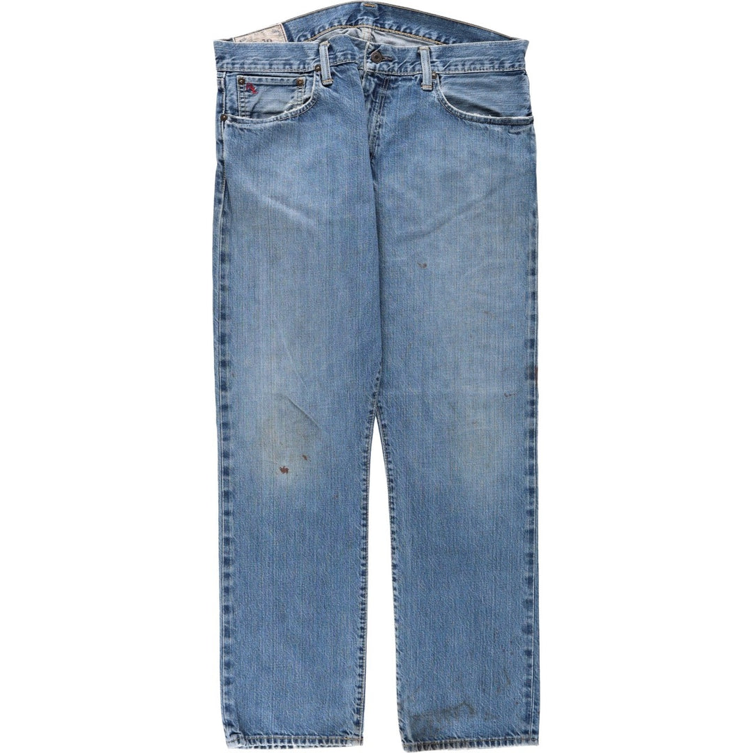 Ralph Lauren Polo Ralph Lauren Straight Denim Pants, Men's Size W36 (approx.) cotton Blue type light blue Vintage Second Hand