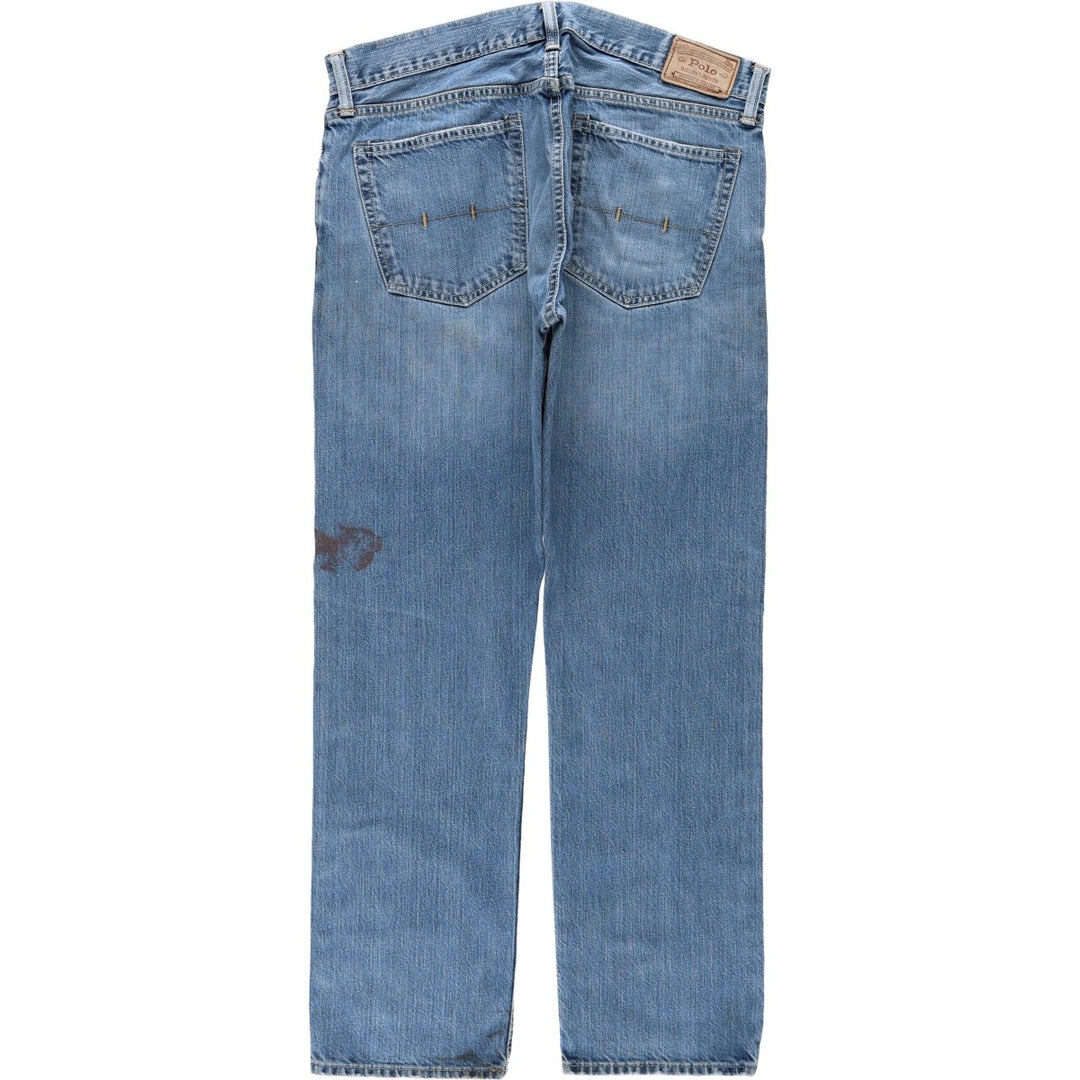Ralph Lauren Polo Ralph Lauren Straight Denim Pants, Men's Size W36 (approx.) cotton Blue type light blue Vintage Second Hand