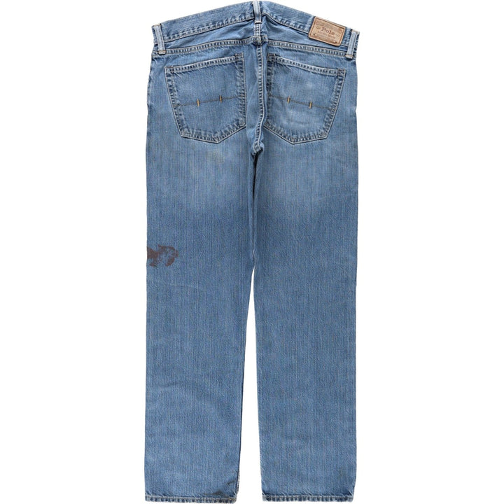Ralph Lauren Polo Ralph Lauren Straight Denim Pants, Men's Size W36 (approx.) cotton Blue type light blue Vintage Second Hand