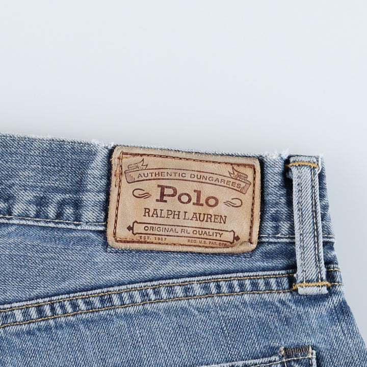 Ralph Lauren Polo Ralph Lauren Straight Denim Pants, Men's Size W36 (approx.) cotton Blue type light blue Vintage Second Hand