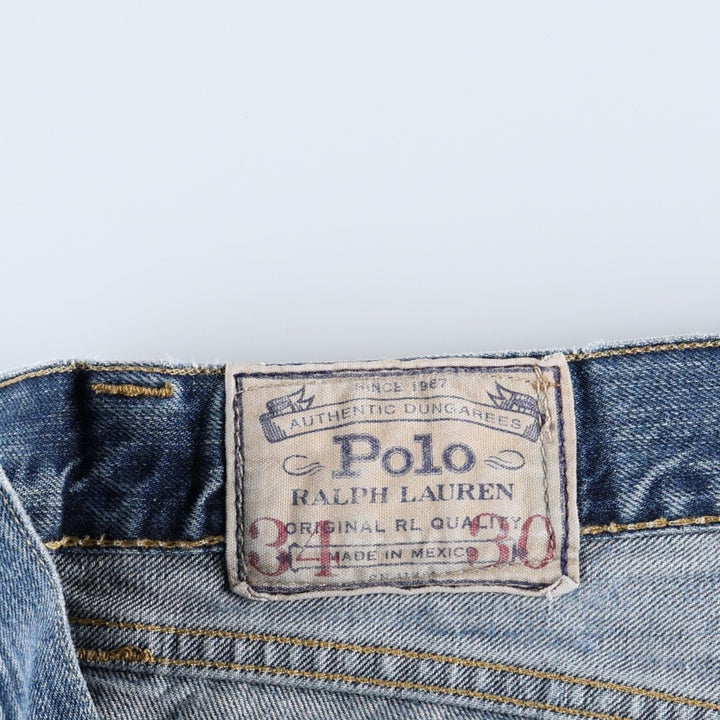 Ralph Lauren Polo Ralph Lauren Straight Denim Pants, Men's Size W36 (approx.) cotton Blue type light blue Vintage Second Hand