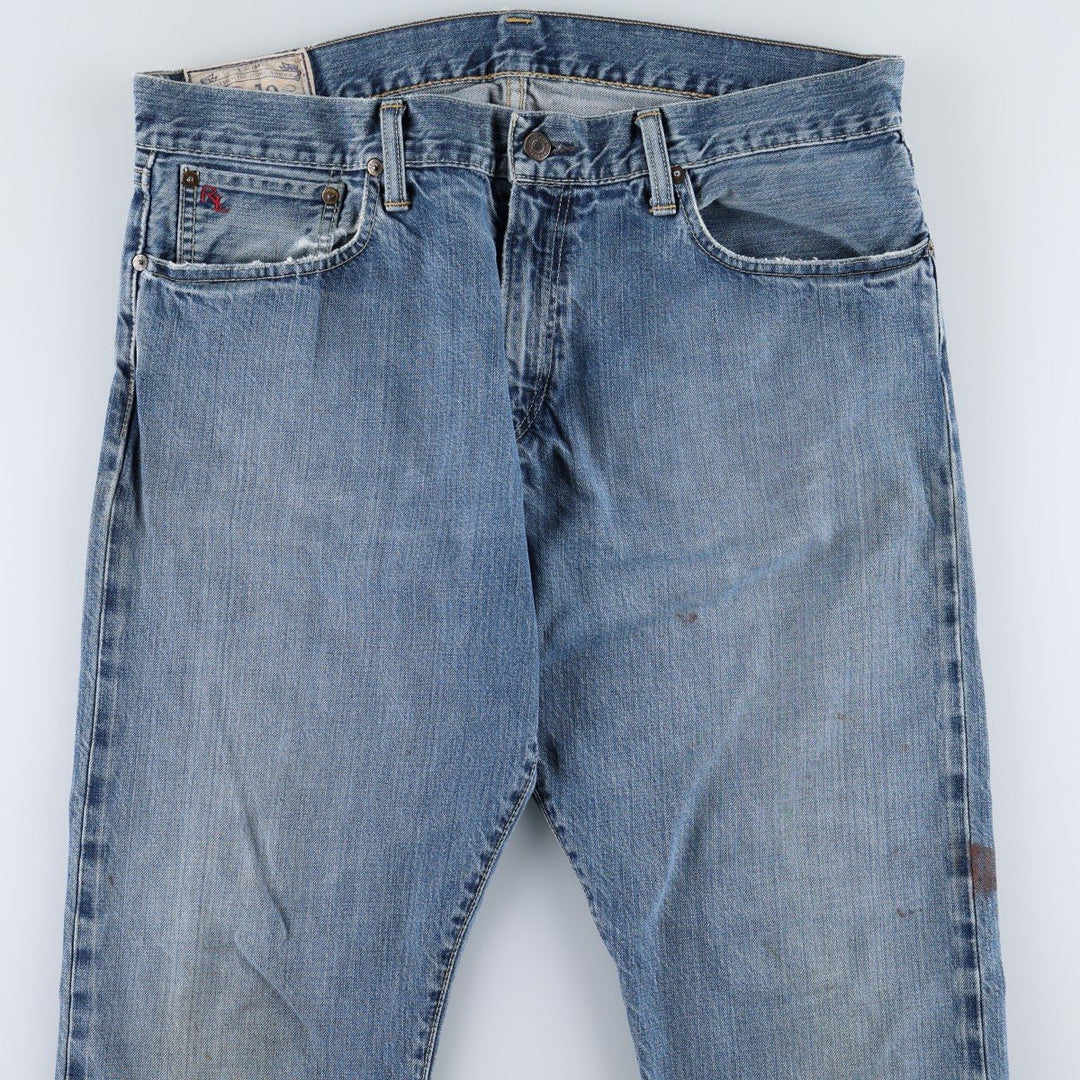 Ralph Lauren Polo Ralph Lauren Straight Denim Pants, Men's Size W36 (approx.) cotton Blue type light blue Vintage Second Hand