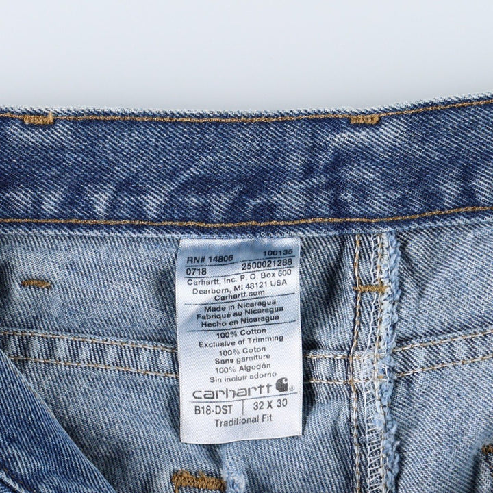 Carhartt Traditional Fit Tapered Denim Pants, Men's Size W31 (approx.) cotton blue type Vintage Second Hand