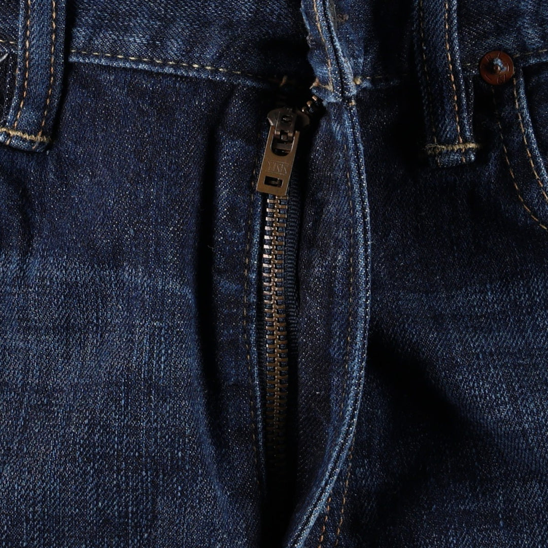 Ralph Lauren POLO RALPH LAUREN straight denim pants for men, W36 equivalent cotton navy blue type Vintage Second Hand