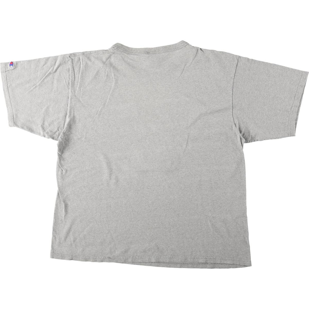 90'S Champion College T-shirt, Men's XL equivalent, Vintage cotton gray type Vintage Second Hand
