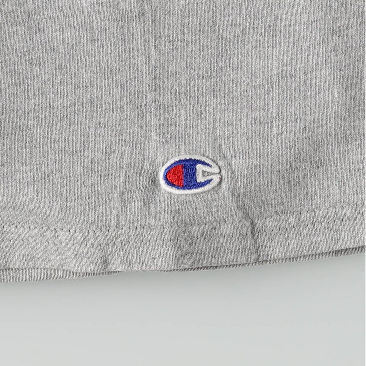 90'S Champion College T-shirt, Men's XL equivalent, Vintage cotton gray type Vintage Second Hand